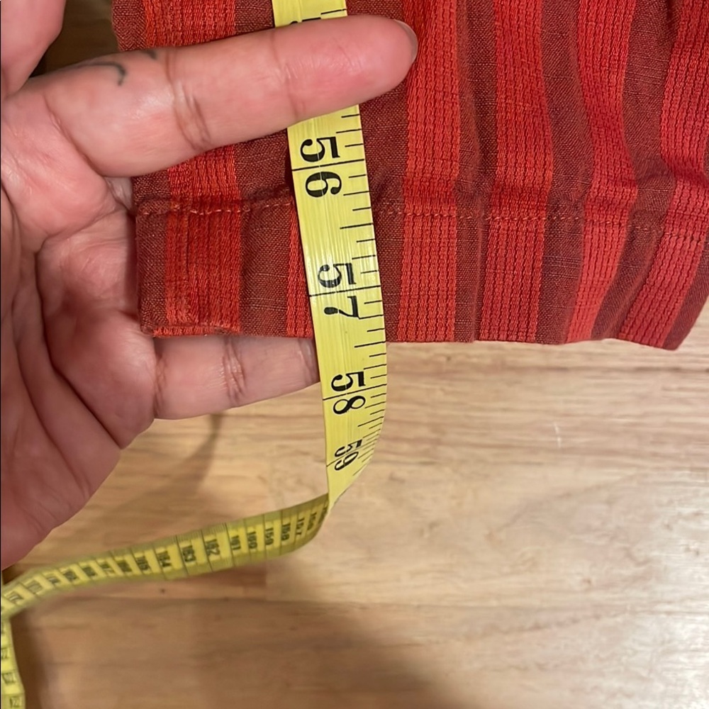 Red Striped Overalls - Picture 2 of 5